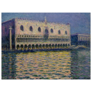 claude monet  The Palazzo Ducale Wood Print