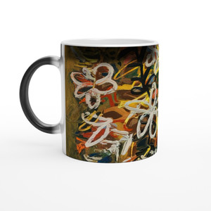 Rene Portocarrero - FLOWER VASE 1963 Magic Ceramic Mug