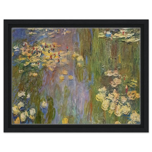 claude monet  Water Lilies Framed Canvas