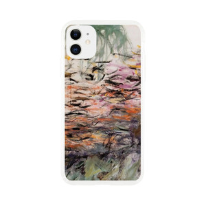 claude monet - Water Lilies right half Clear case