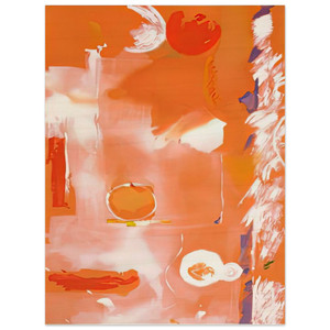 Helen Frankenthaler  Seeing the Moon on a Hot Summer Day 1987 Wood Print
