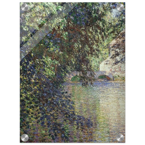 claude monet  Watermill at Limetz Acrylic Print