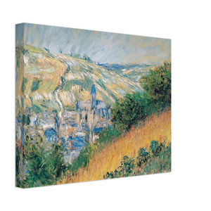 claude monet  View over Vetheuil Canvas