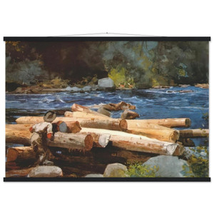 Winslow Homer  HUDSON RIVER Museum-Quality Matte Paper Poster with Hanger
