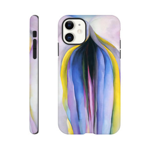 Georgia OKeeffe - Grey Line With Black Blue And Yellow Tough case