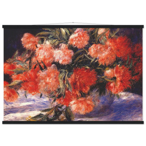 PierreAuguste Renoir  Peonies Museum-Quality Matte Paper Poster with Hanger