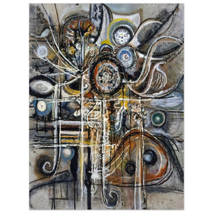 Richard PousetteDart  The Center Aluminum Print