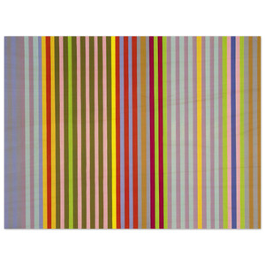 Gene Davis  Apricot Ripple  1968 Wood Print