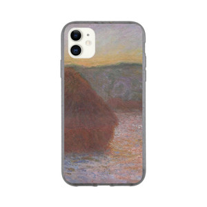 claude monet - Stack of Wheat Thaw Sunset Bio case
