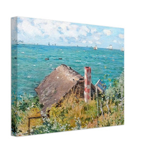 claude monet  The Cabin at SaintAdresse Canvas