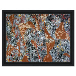 Jackson Pollock  NUMBER 7 OUT OF THE WEB 1949 Framed Canvas