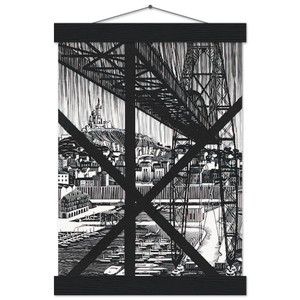 MC Escher Marseilles Dec 1936 Museum-Quality Matte Paper Poster with Hanger