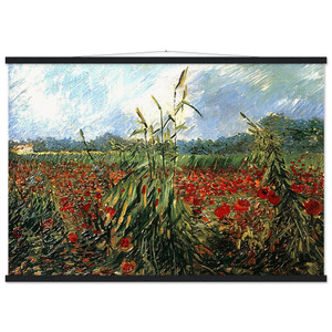 Van Gogh Green Ears Wheat Museum-Quality Matte Paper Poster with Hanger