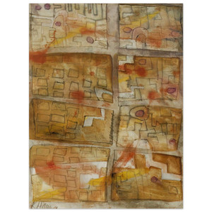 Keith Haring  UNTITLED 1978 3 N2 Wood Print