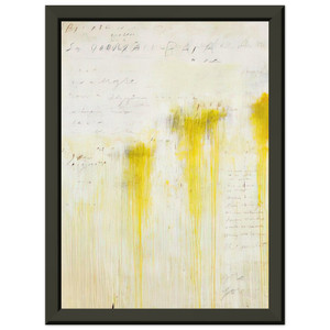 Cy Twombly  Quattro Stagioni II Estate Premium Metal Framed Art Print / Poster