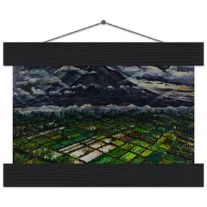 Ivan Albright Mt Semeru Jadka Kura Java 1969 Poster with Hanger