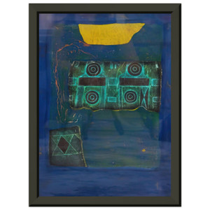 Hiroyuki Tajima Decorated Tomb Ancient Japan B 1969 Print