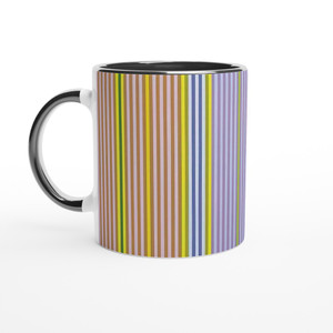 Gene Davis - Ianthe - 1969 Ceramic Mug with Color Inside