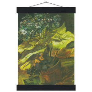 Vincent van Gogh Flower Pot with Asters Matte Poster with Hanger