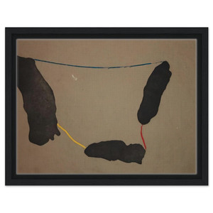 Helen Frankenthaler  Connected By Joy  1973 Framed Canvas