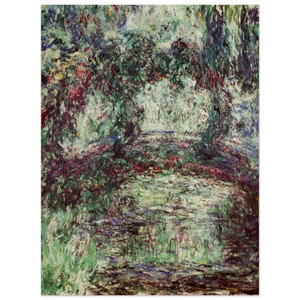 claude monet  The Japanese Bridge 2 Wood Print