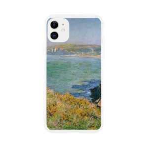 claude monet - Cliff at Grainval Clear case