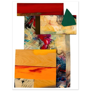Sam Gilliam  Rubiyat Aluminum Print