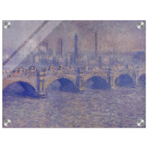 claude monet  Waterloo Bridge Sunlight Effect Acrylic Print