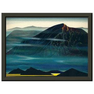 Eyvind Earle Santa Fe Trail New Serigrap Premium Metal Framed Art Poster