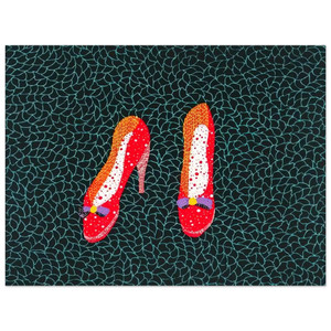 Yayoi Kusama  SHOES 1985 Aluminum Print