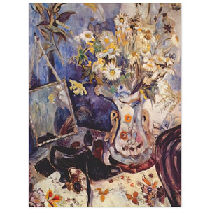Natalia Goncharova  Still life with shoe and mirror  1906 Aluminum Print