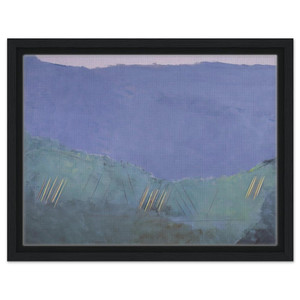 Ronnie Landfield  Cheat River  1968 Framed Canvas