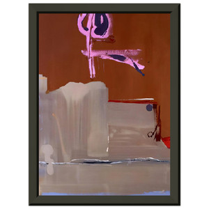 Helen Frankenthaler Captain's Watch 1986 Premium Metal Framed Art Print