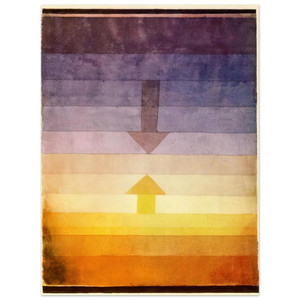 Paul Klee  SEPARATION IN THE EVENING 1922 Aluminum Print