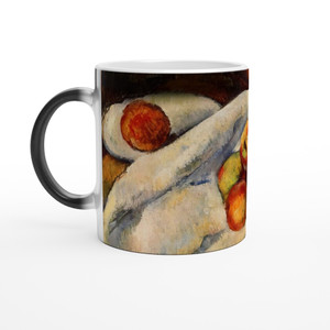 Paul Cezanne - Apples on a Sheet Magic Ceramic Mug