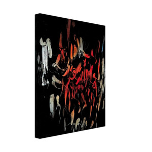 Simon Hantai  A Gerald Manley Hopkins  1958 Canvas