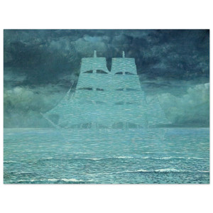 Rene Magritte  THE SEDUCER 1953 1 Wood Print