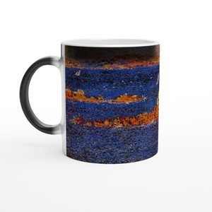 Theo van Rysselberghe - NEAR THE ROCKS OF PER KIRIDEC 1889 Magic Ceramic Mug