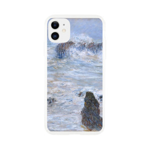 claude monet - Storm off the Coast of Belle-Ile Clear case