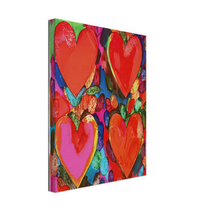 Jim Dine  FOUR HEARTS 1969 Canvas