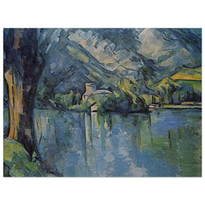 Paul Cezanne  The Lac dAnnecy Wood Print