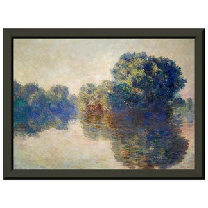 claude monet  The Seine near Giverny Premium Metal Framed Art Print / Poster