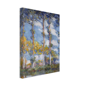 claude monet  Poplars N1 Canvas