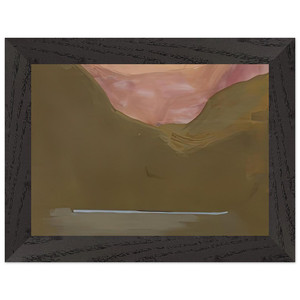 Helen Frankenthaler  Burnt Norton 1972 Premium Wooden Framed Art Print / Poster
