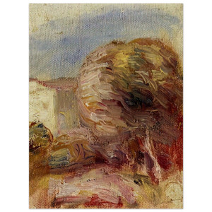 PierreAuguste Renoir  La Poste at Cagnes Wood Print