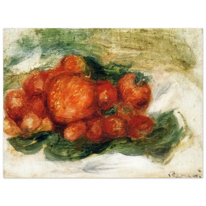 PierreAuguste Renoir  Still Life with Strawberries Aluminum Print