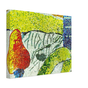 Aldemir Martins  Caju e Bananas  Naive Art Primitivism Canvas