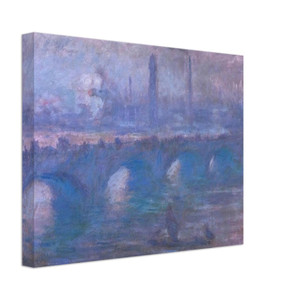 claude monet  Waterloo Bridge Misty Morning Canvas