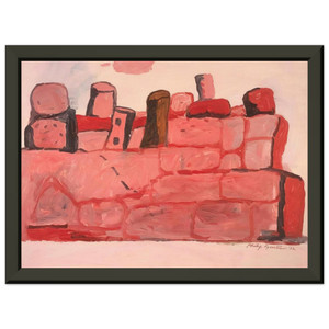 Philip Guston  CERVETERI 1972 Premium Metal Framed Art Print / Poster