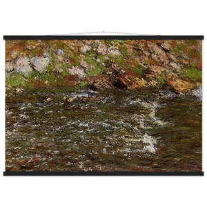 Claude Monet Torrent Petite Creuse Fresselines Museum Matte Poster Hanger